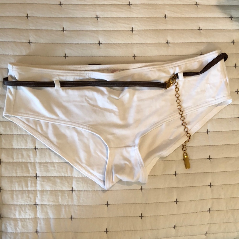 Victoria Secret white bikini bottoms
